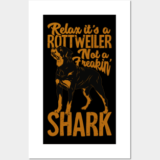 Rottweiler Dog Rottie Mom Dad Owner Gift Posters and Art